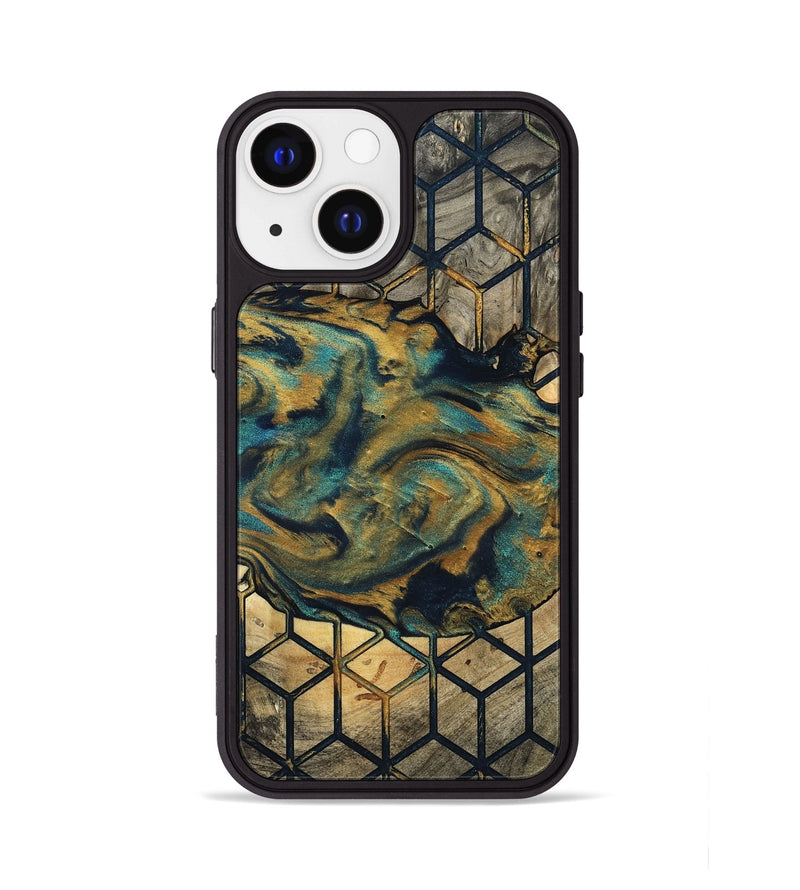 iPhone 13 Wood Phone Case - Kisha (Pattern, 800296)