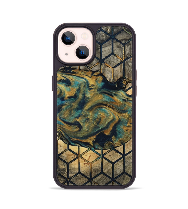 iPhone 14 Wood Phone Case - Kisha (Pattern, 800296)