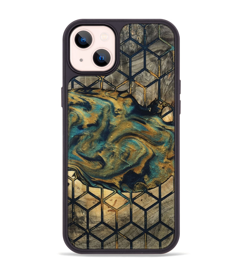 iPhone 14 Plus Wood Phone Case - Kisha (Pattern, 800296)