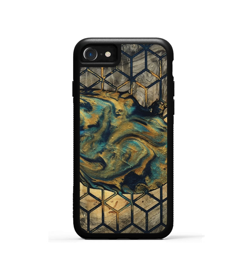 iPhone SE Wood Phone Case - Kisha (Pattern, 800296)