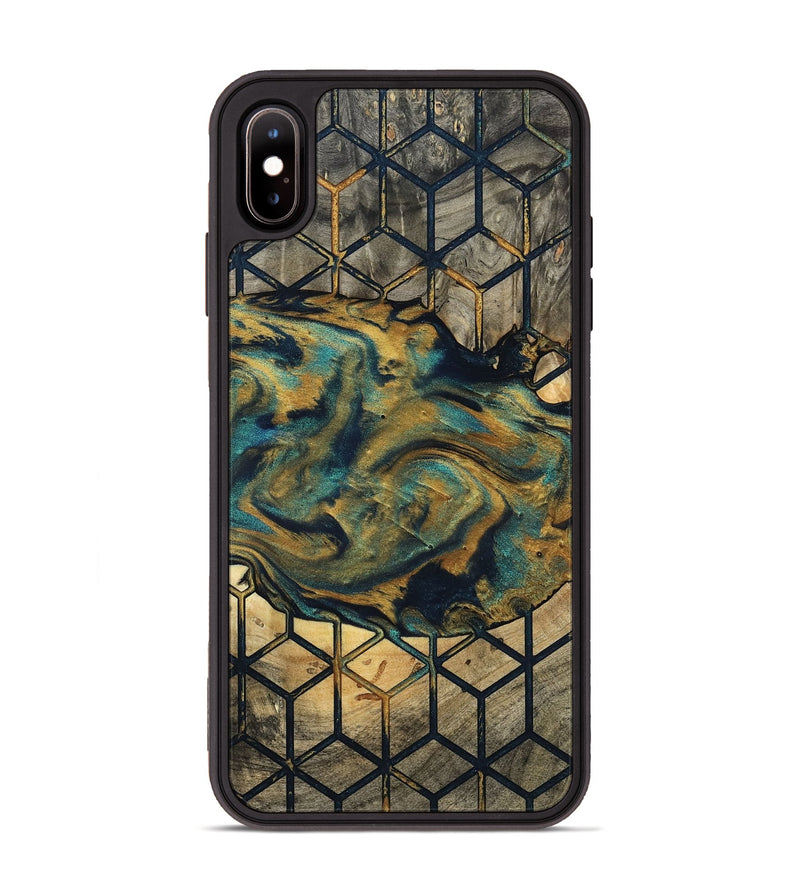 iPhone Xs Max Wood Phone Case - Kisha (Pattern, 800296)