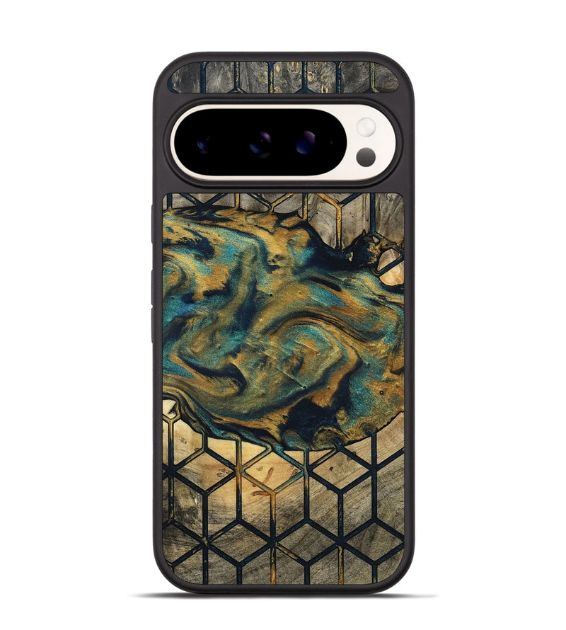 Pixel 9 Wood Phone Case - Kisha (Pattern, 800296)