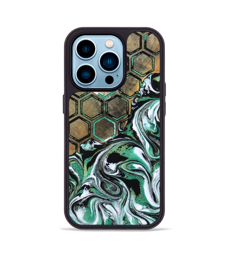 iPhone 14 Pro Wood Phone Case - Ashly (Pattern, 800302)