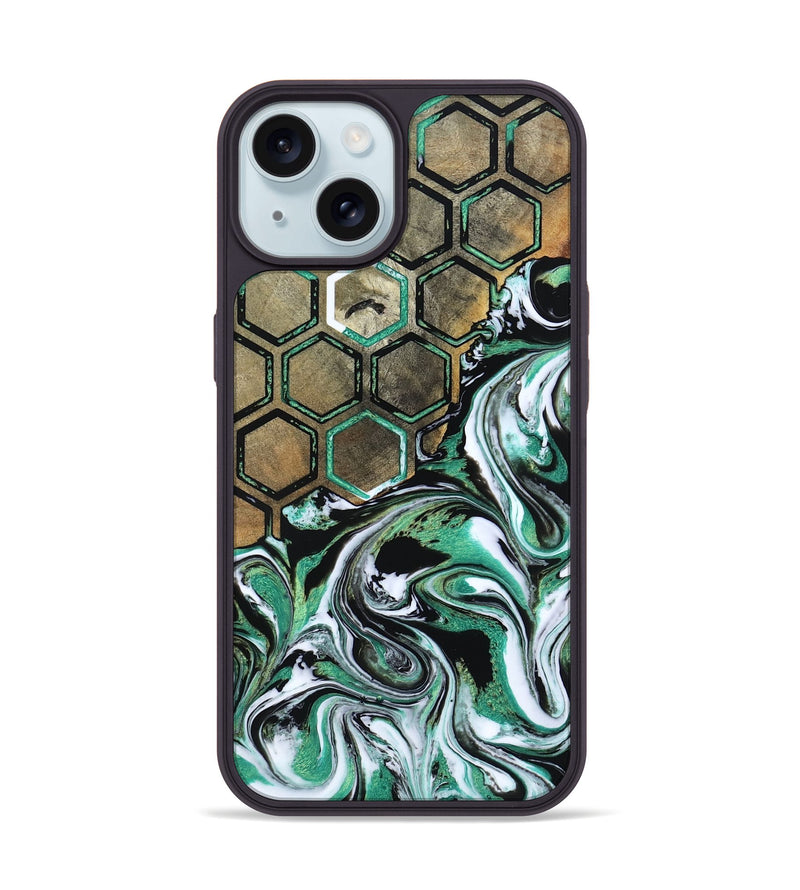 iPhone 15 Wood Phone Case - Ashly (Pattern, 800302)