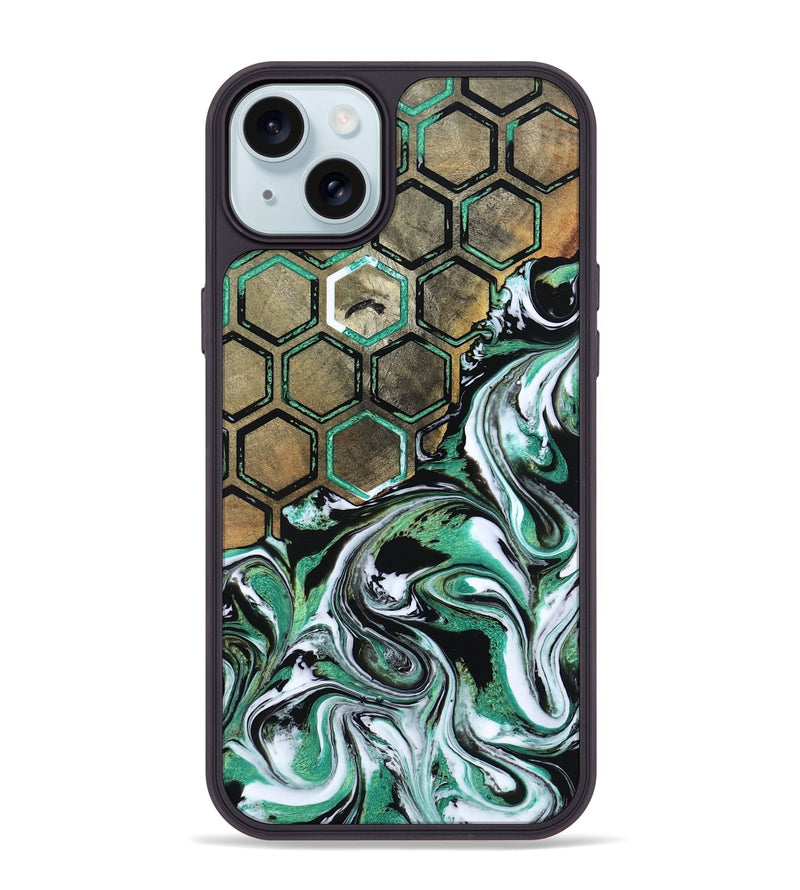 iPhone 15 Plus Wood Phone Case - Ashly (Pattern, 800302)
