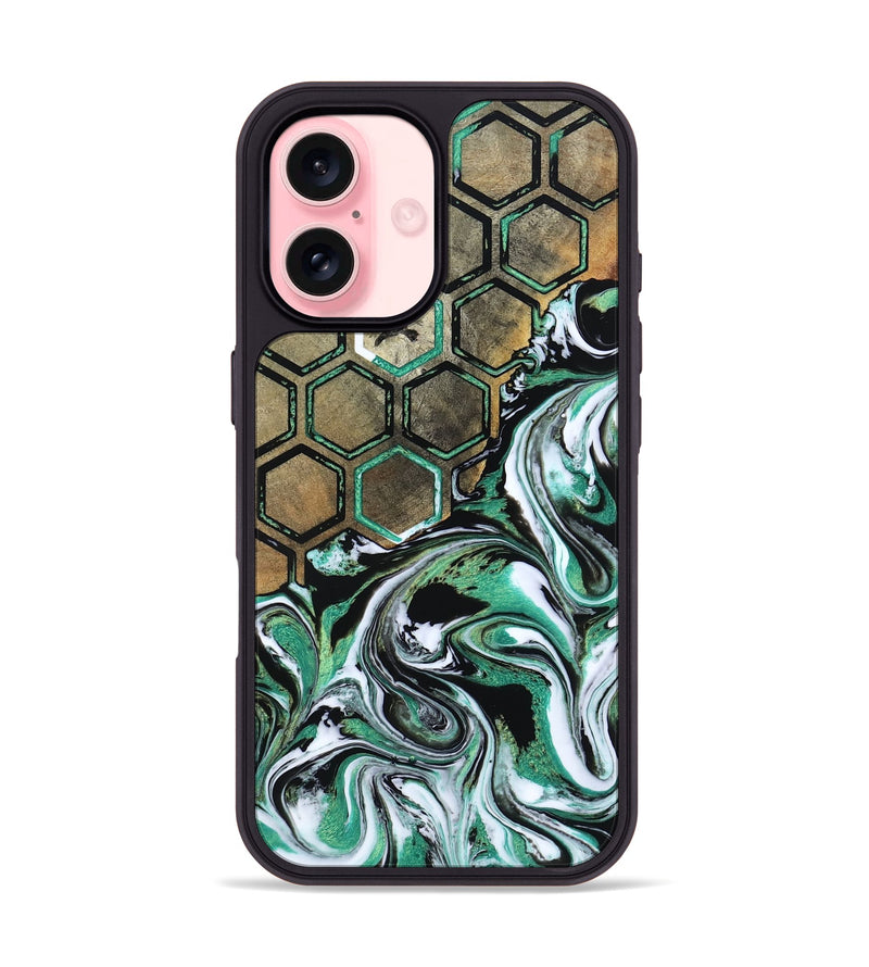 iPhone 16 Wood Phone Case - Ashly (Pattern, 800302)