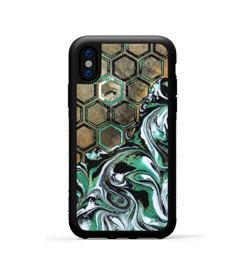 iPhone Xs Wood Phone Case - Ashly (Pattern, 800302)