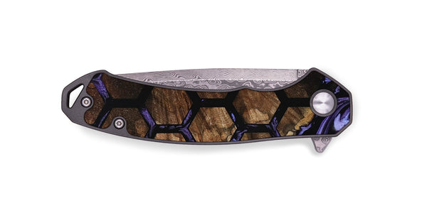 EDC Wood Pocket Knife - Brittni (Pattern, 800303)