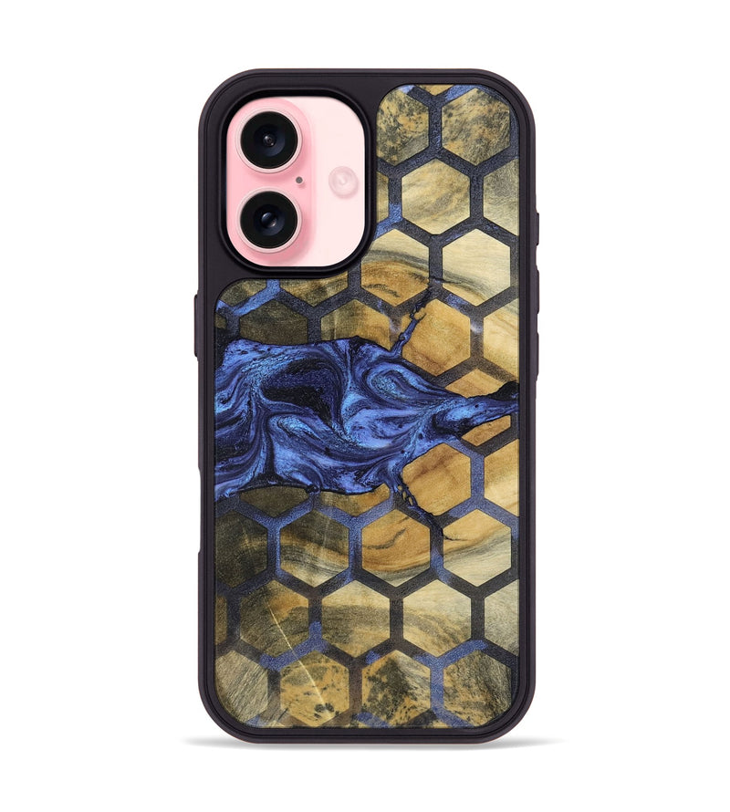 iPhone 16 Wood Phone Case - Ariella (Pattern, 800305)