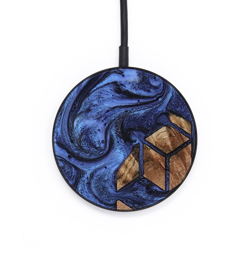 Circle Wood Wireless Charger - Arleen (Pattern, 800306)