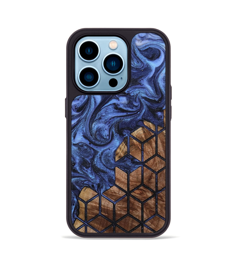 iPhone 14 Pro Wood Phone Case - Arleen (Pattern, 800306)