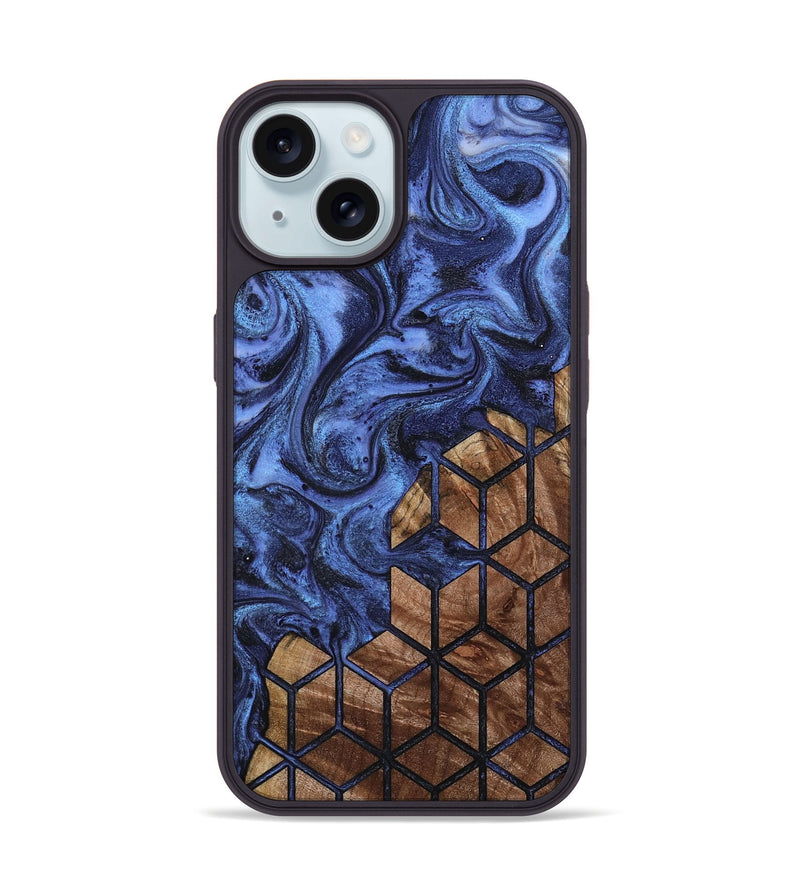 iPhone 15 Wood Phone Case - Arleen (Pattern, 800306)