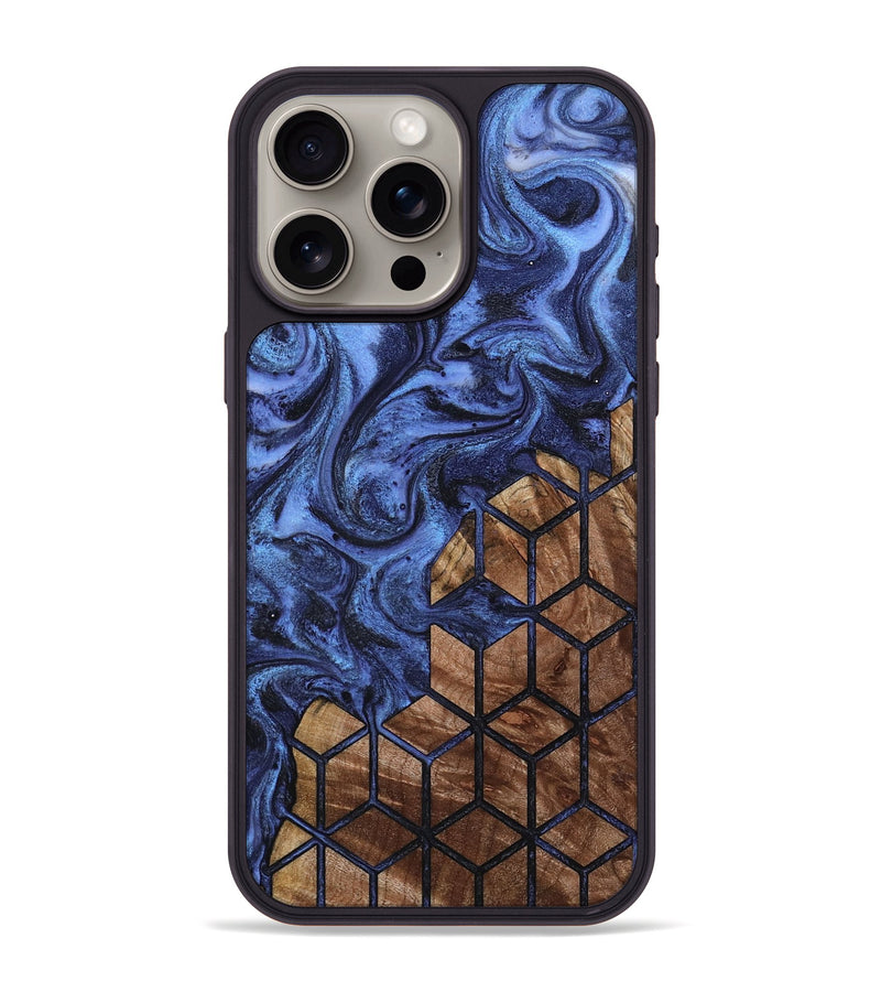 iPhone 15 Pro Max Wood Phone Case - Arleen (Pattern, 800306)