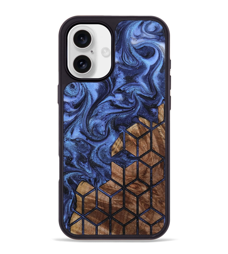 iPhone 16 Plus Wood Phone Case - Arleen (Pattern, 800306)