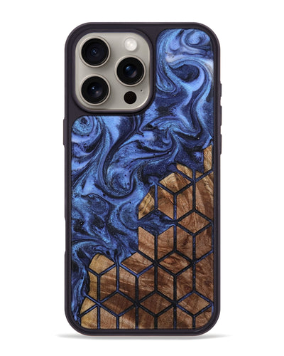 iPhone 16 Pro Max Wood Phone Case - Arleen (Pattern, 800306)