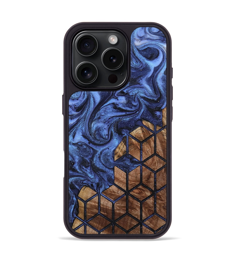 iPhone 16 Pro Wood Phone Case - Arleen (Pattern, 800306)