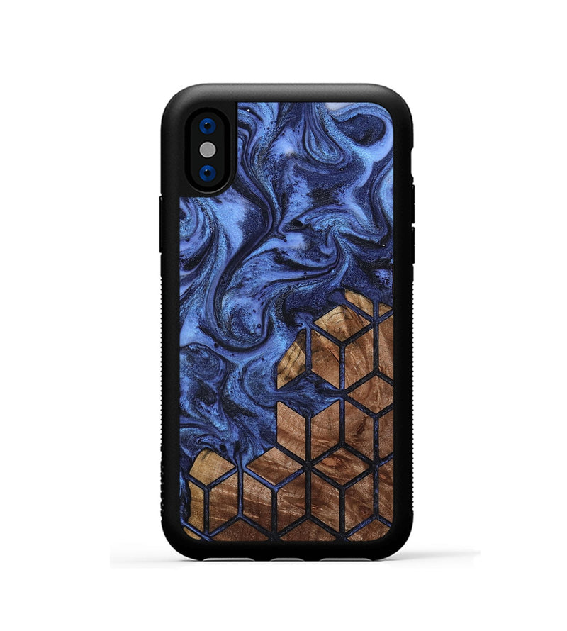 iPhone Xs Wood Phone Case - Arleen (Pattern, 800306)