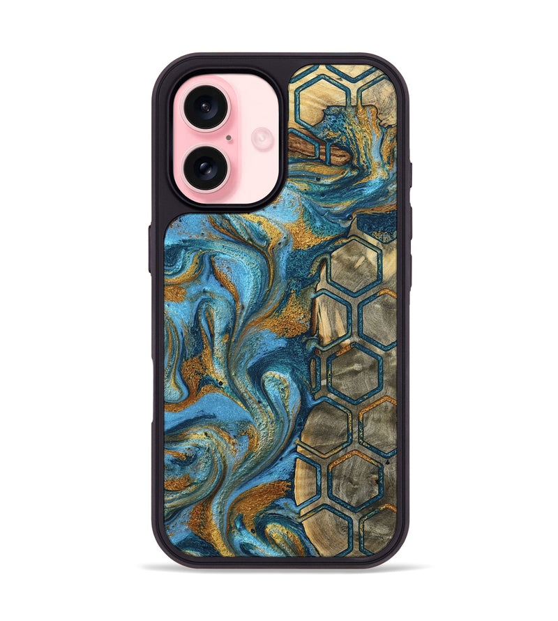 iPhone 16 Wood Phone Case - Enoch (Pattern, 800307)