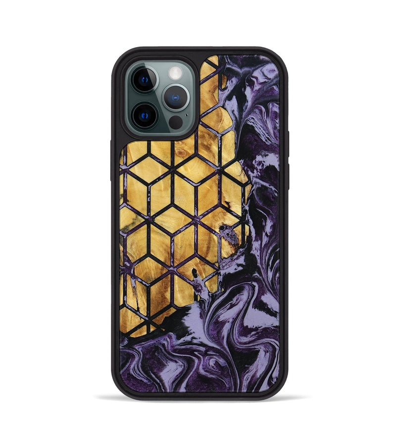 iPhone 12 Pro Wood Phone Case - Anais (Pattern, 800310)