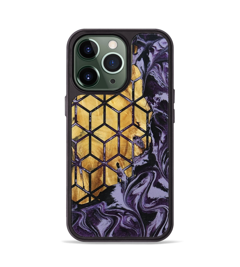iPhone 13 Pro Wood Phone Case - Anais (Pattern, 800310)