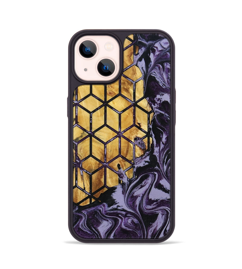 iPhone 14 Wood Phone Case - Anais (Pattern, 800310)