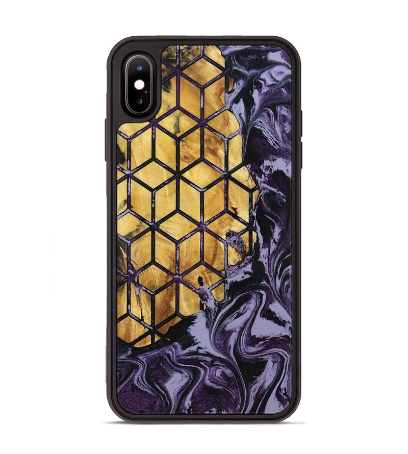 iPhone Xs Max Wood Phone Case - Anais (Pattern, 800310)
