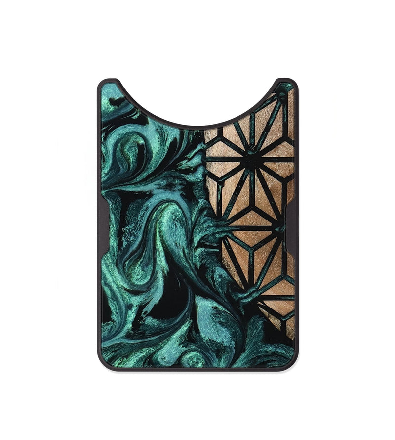 Alloy Wood Wallet - Nia (Pattern, 800311)