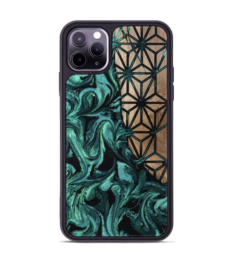 iPhone 11 Pro Max Wood Phone Case - Nia (Pattern, 800311)