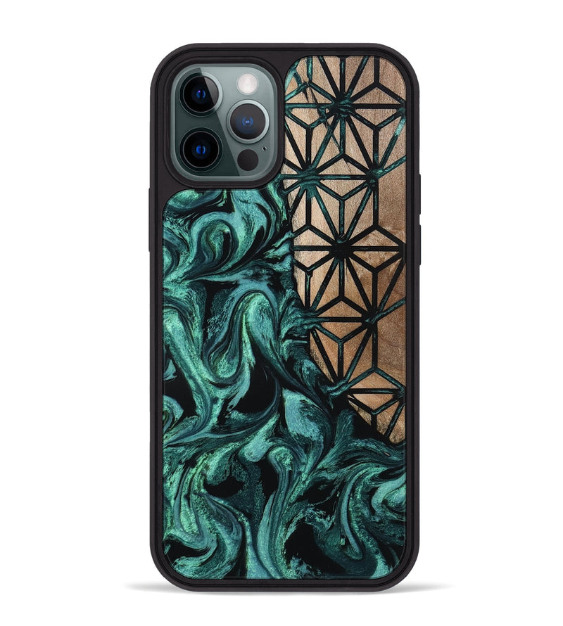 iPhone 12 Pro Max Wood Phone Case - Nia (Pattern, 800311)