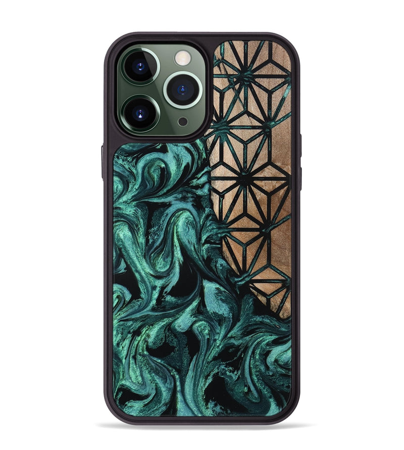 iPhone 13 Pro Max Wood Phone Case - Nia (Pattern, 800311)