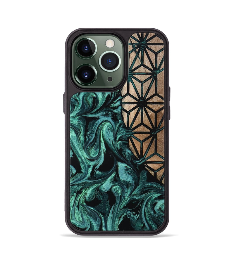 iPhone 13 Pro Wood Phone Case - Nia (Pattern, 800311)