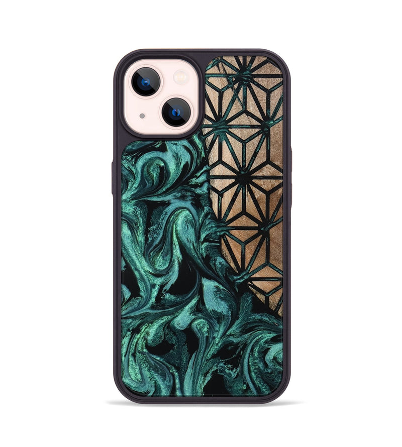 iPhone 14 Wood Phone Case - Nia (Pattern, 800311)