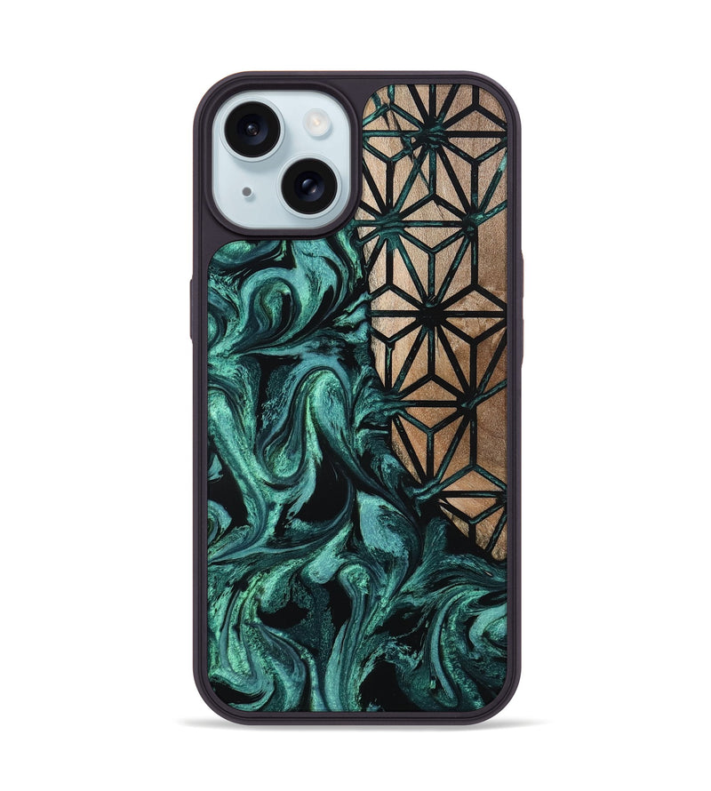 iPhone 15 Wood Phone Case - Nia (Pattern, 800311)