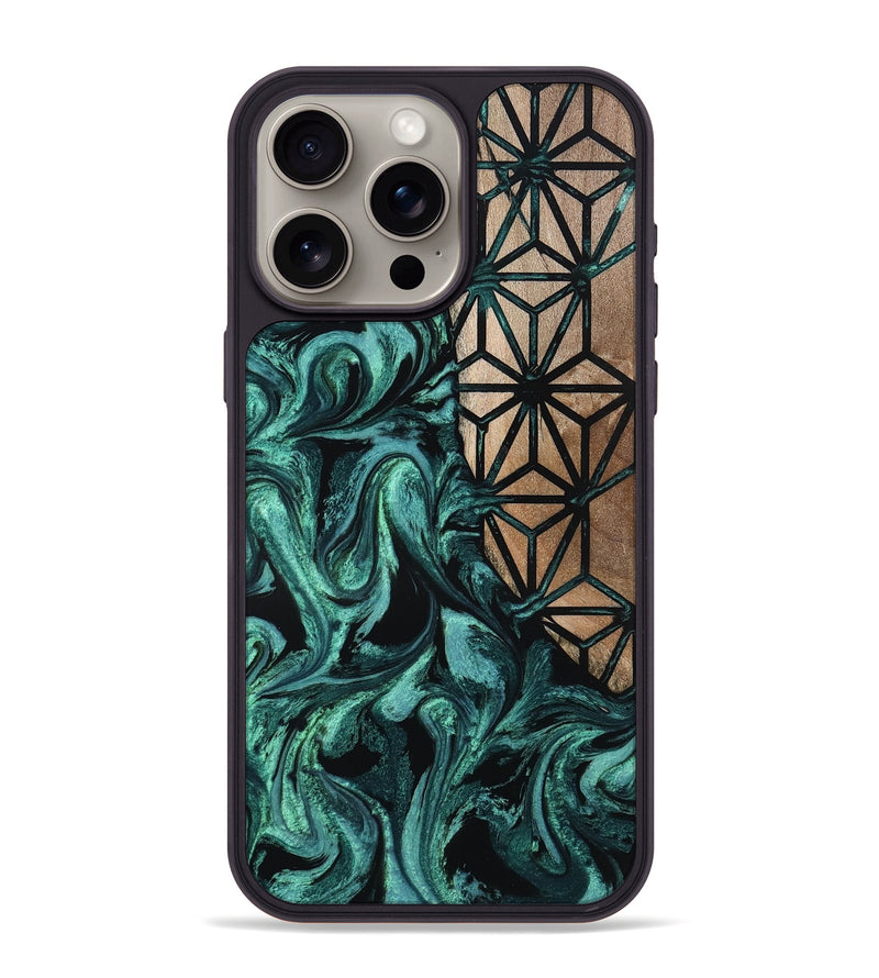 iPhone 15 Pro Max Wood Phone Case - Nia (Pattern, 800311)
