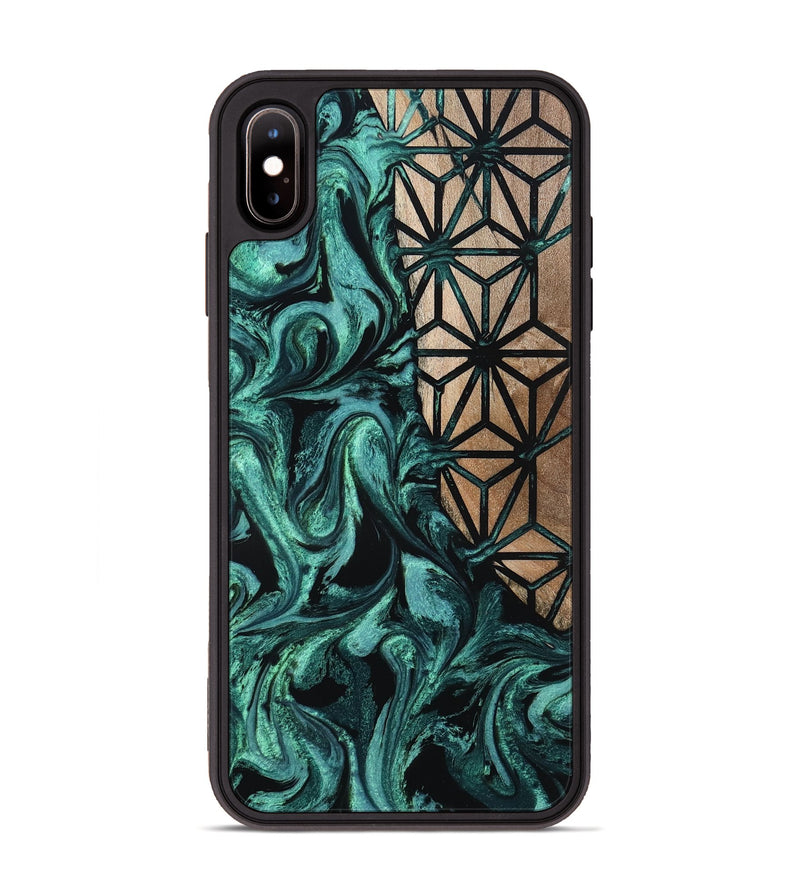iPhone Xs Max Wood Phone Case - Nia (Pattern, 800311)