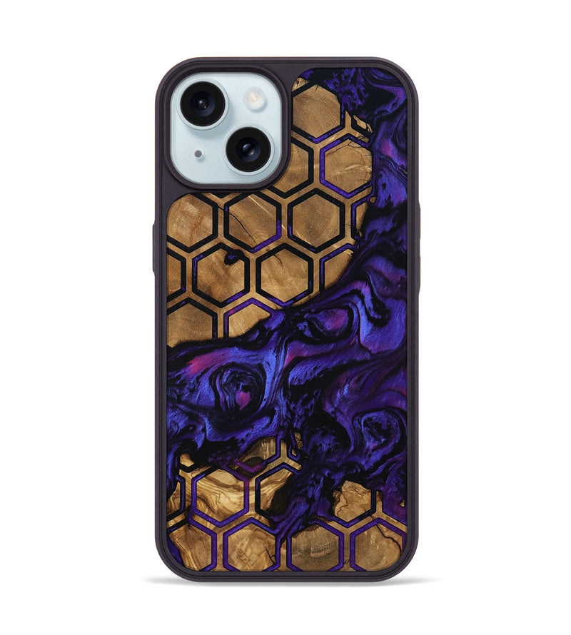 iPhone 15 Wood Phone Case - Oswald (Pattern, 800312)