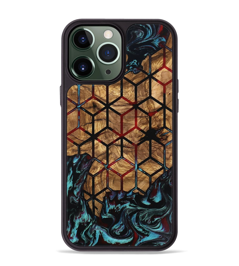 iPhone 13 Pro Max Wood Phone Case - Silas (Pattern, 800314)