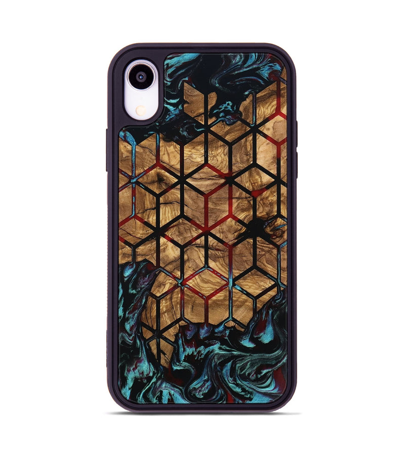 iPhone Xr Wood Phone Case - Silas (Pattern, 800314)
