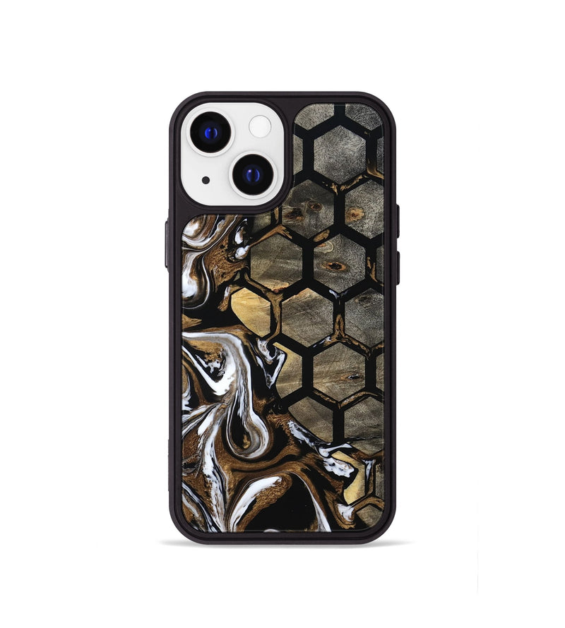 iPhone 13 mini Wood Phone Case - Adelia (Pattern, 800317)