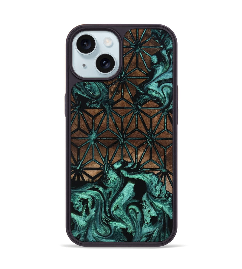 iPhone 15 Wood Phone Case - Breann (Pattern, 800318)