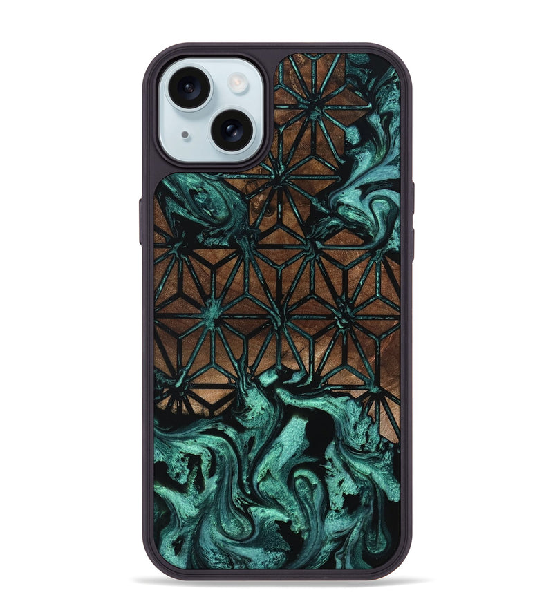 iPhone 15 Plus Wood Phone Case - Breann (Pattern, 800318)