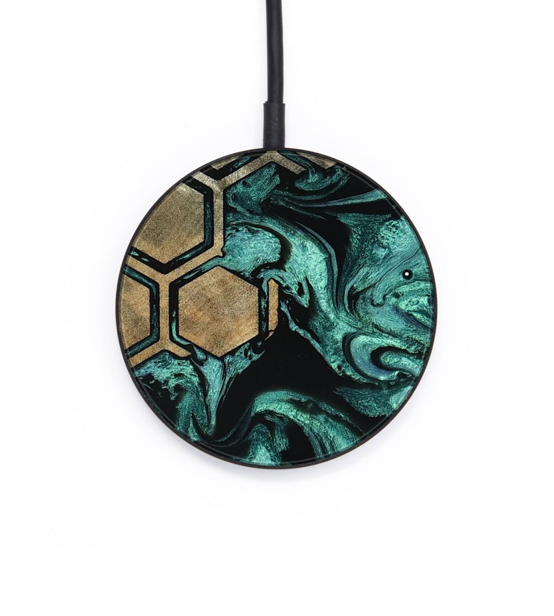 Circle Wood Wireless Charger - Zariyah (Pattern, 800319)