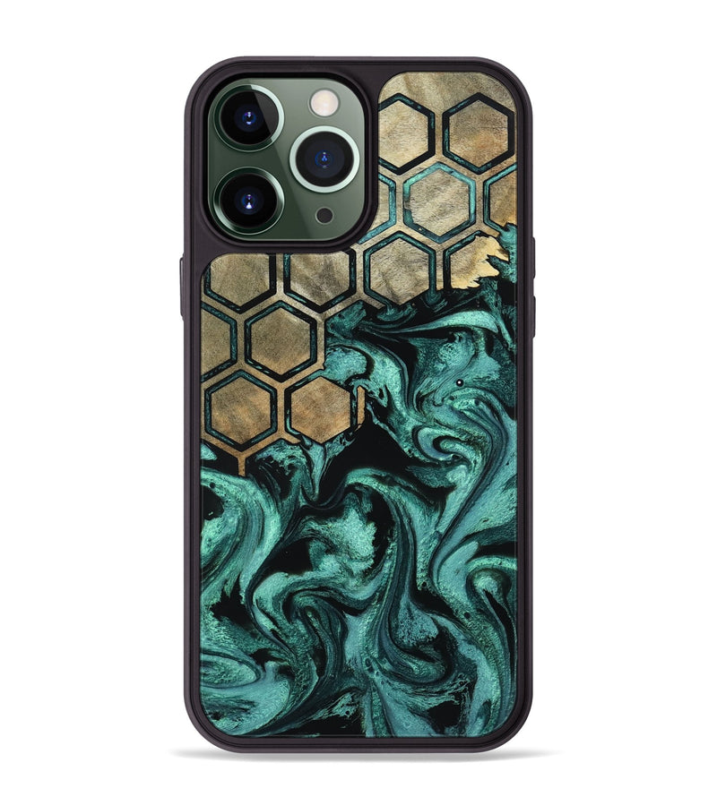 iPhone 13 Pro Max Wood Phone Case - Zariyah (Pattern, 800319)