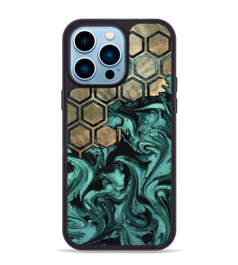 iPhone 14 Pro Max Wood Phone Case - Zariyah (Pattern, 800319)