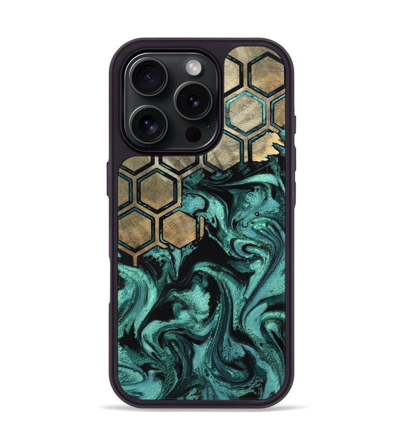 iPhone 16 Pro Wood Phone Case - Zariyah (Pattern, 800319)