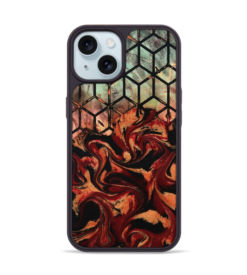 iPhone 15 Wood Phone Case - Maryjo (Pattern, 800320)