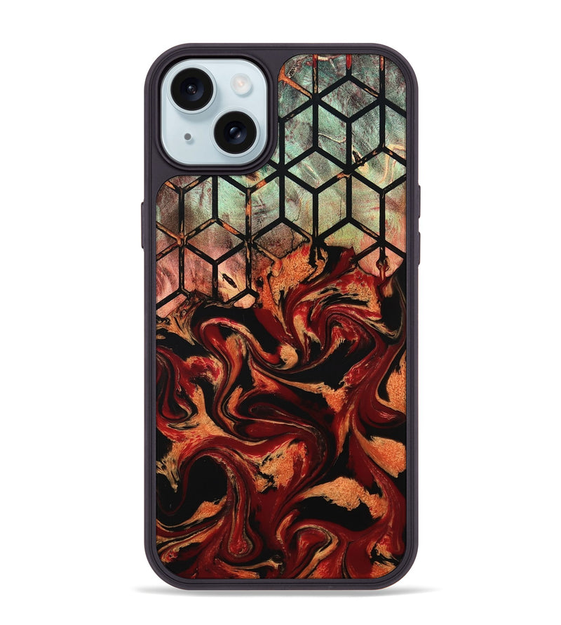iPhone 15 Plus Wood Phone Case - Maryjo (Pattern, 800320)