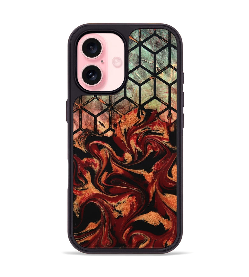 iPhone 16 Wood Phone Case - Maryjo (Pattern, 800320)
