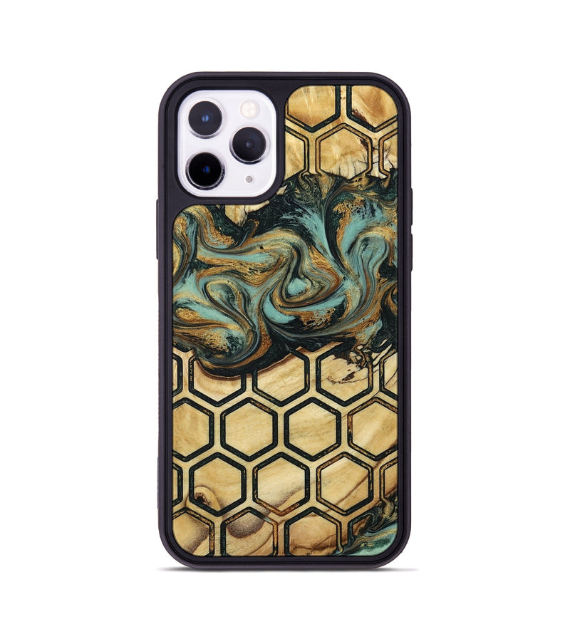 iPhone 11 Pro Wood Phone Case - Sawyer (Pattern, 800322)