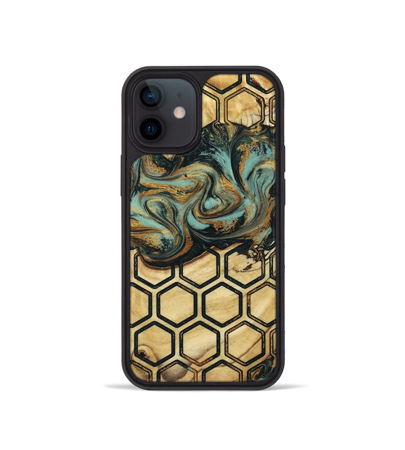 iPhone 12 mini Wood Phone Case - Sawyer (Pattern, 800322)
